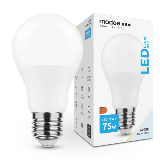 LED-lamp A60 11 W E27 1055 lm koud wit – Modee Smart Lighting