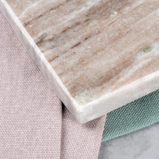 Natural marble with unique veining