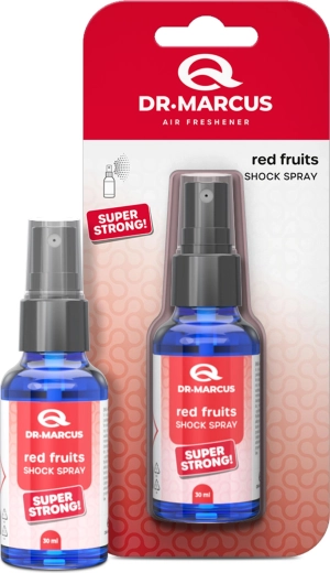 Dr. Marcus Shock Spray Lufterfrischer mit Duft nach roten Früchten