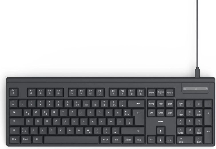 bedrade toetsenbord Hama CK-100 zwart