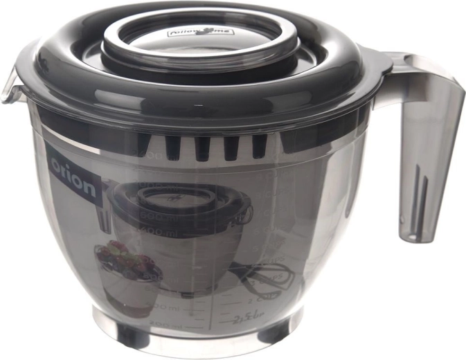 Zweiteiliger Deckel für sauberes Rühren