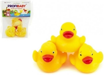 Profibaby small squeaky bath duckies 6 cm (3 pcs)