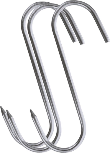 S-haken voor rookoven S 11,5 × 8,5 cm, 3 stuks