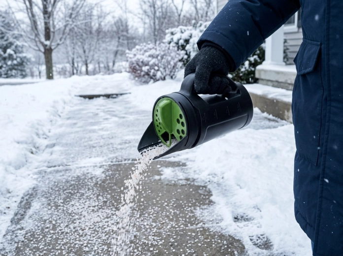 Year-round helper for garden and walkway