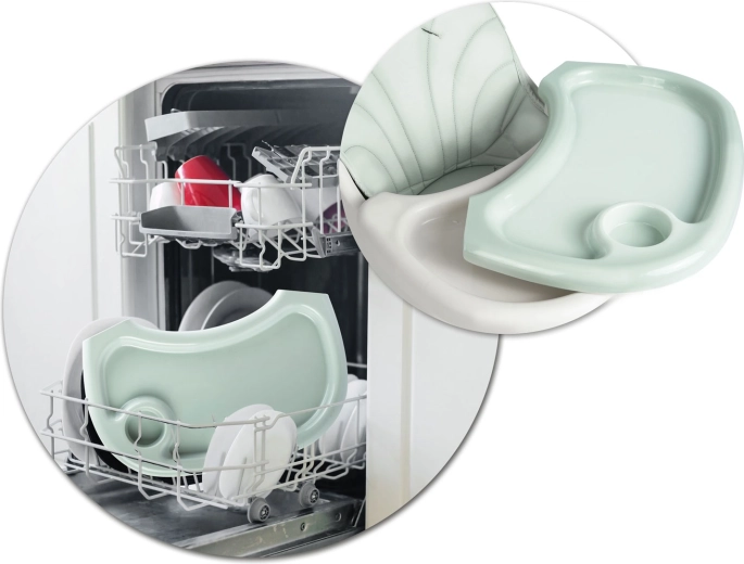 Table propre en un rien de temps : tablette amovible avec insert