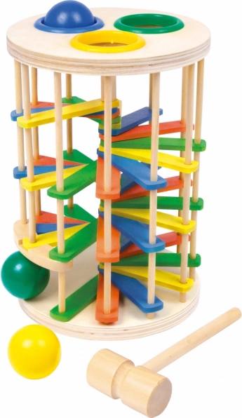 Small Foot Hammering Tower with Balls