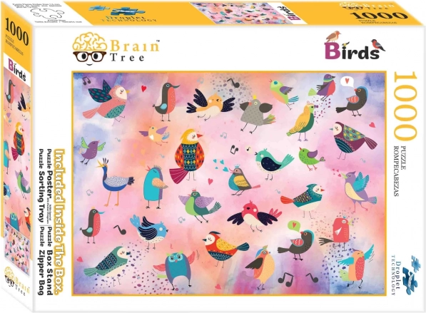 Puzzle Brain Tree fairytale birds 1000 pieces