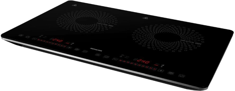 SENCOR cuisinière à induction UltraFlat à deux foyers