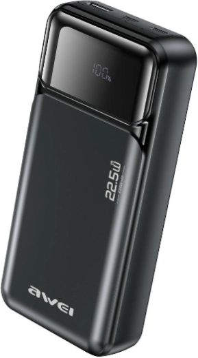 AWEI 20000 mAh 22.5 W PD Power Bank with 2 USB-C Ports