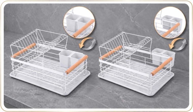 Flexible cutlery holder