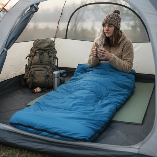 Warmth and comfort while camping