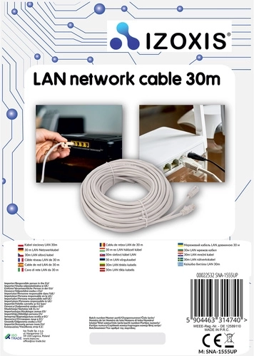 Longueur 30 m pour une installation flexible