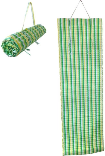Acra Strand-Rollliege 170 × 55 cm grün gestreift – 1 Stück