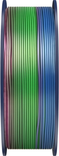 Glanzende silk afwerking en regenboogovergangen