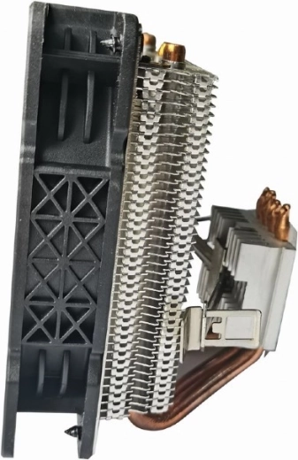 Efficiënt koelblok met heatpipes voor warmteafvoer