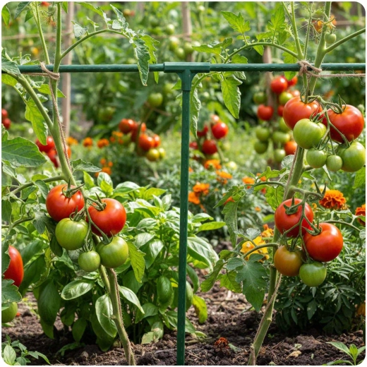 Sturdy support for tomatoes and climbers