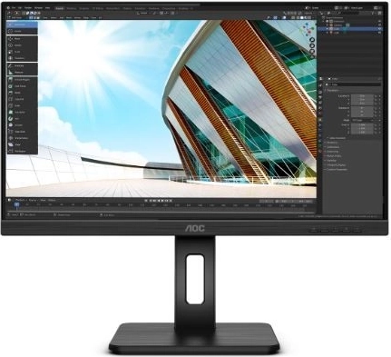 Monitor AOC 23,8" IPS met HDMI, DP, USB en Pivot