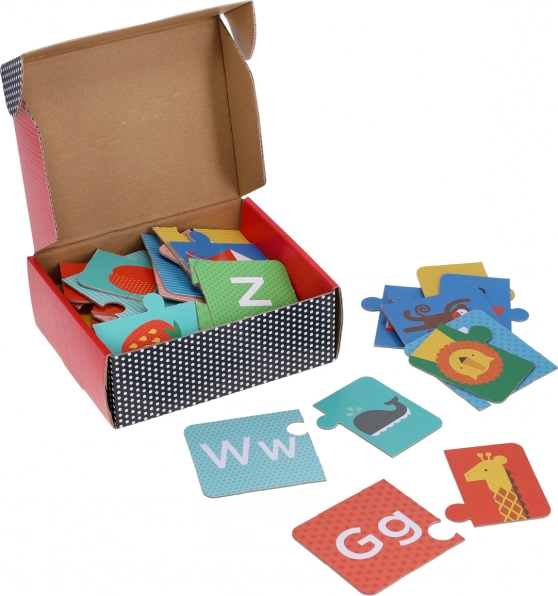 Petit Collage Alphabet Educational Puzzle