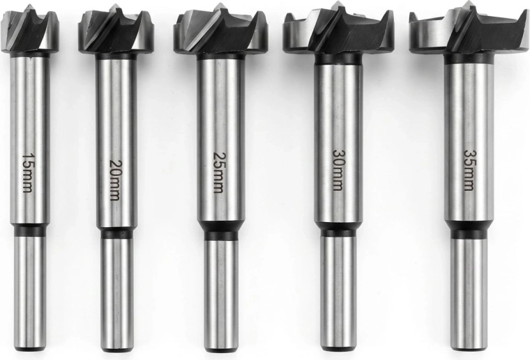 Set de mèches Forstner pour le bois 15–35 mm