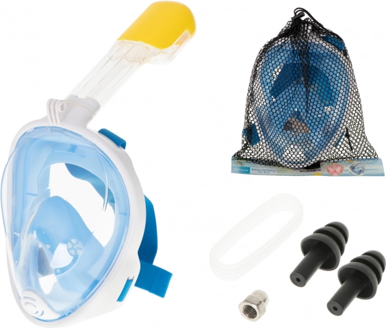 Full-face snorkeling mask S/M blue