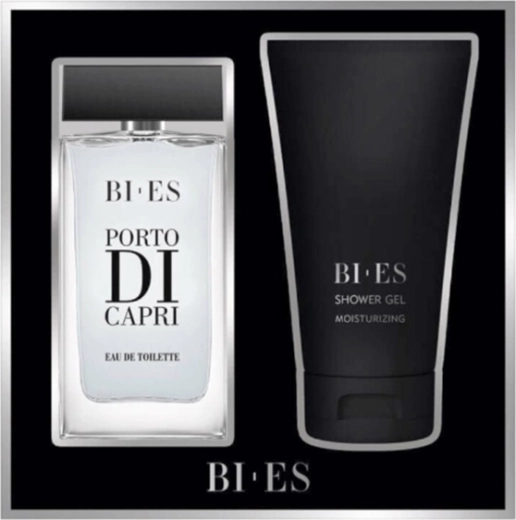 Bi-Es Porto di Capri cadeauset voor heren – eau de parfum 90 ml + douchegel 150 ml
