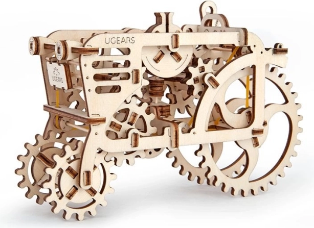 Wooden Mechanical 3D Puzzle Tractor UGEARS (97 pieces)