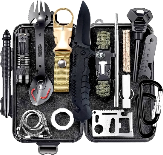 Kit de survie militaire pour la nature (nouvelle version)
