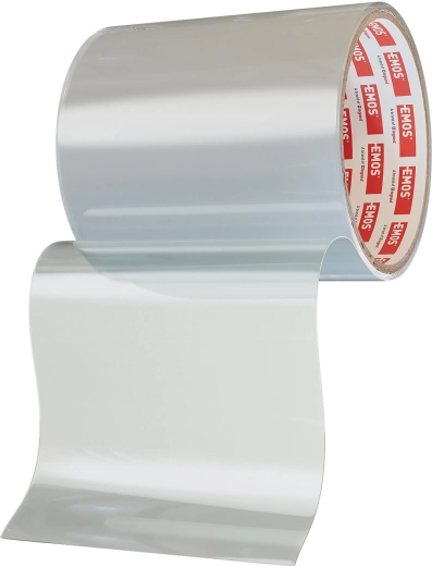 Breed, transparant en flexibel