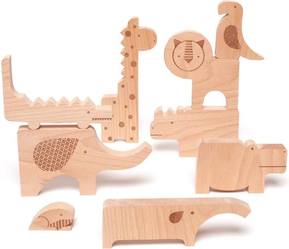 Safari Wooden Puzzle by Petit Collage