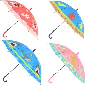 Parapluie enfant automatique 69 × 78 cm avec motif - 1 pièce – Avec des dinosaures