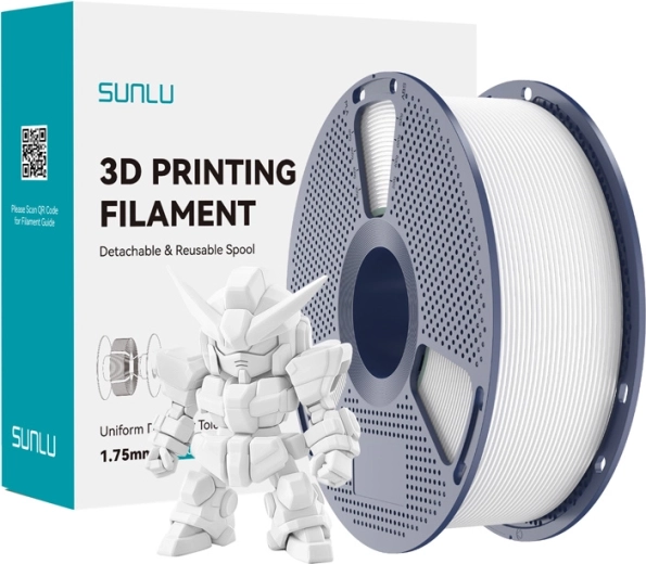 Sunlu PLA+ 2.0 Filament 1,75 mm Weiß