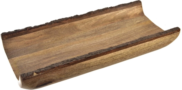 Tablett Mango/Rinde 40 × 18 × 6 cm