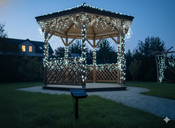 200 LEDs over 20 meters for an impressive glow