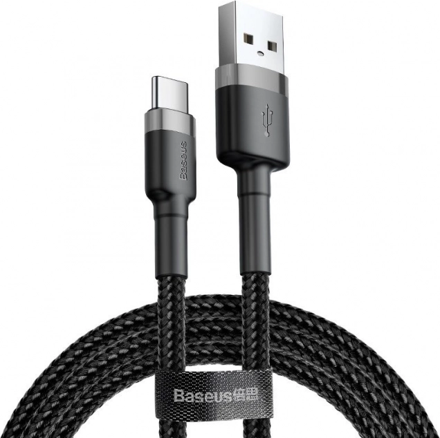 Baseus Cafule USB-C Kabel 2A 2m grau-schwarz