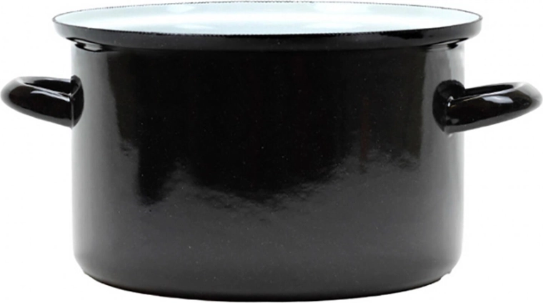 Geglazuurde pan BELIS Standard 22 cm, 4,5 l met deksel