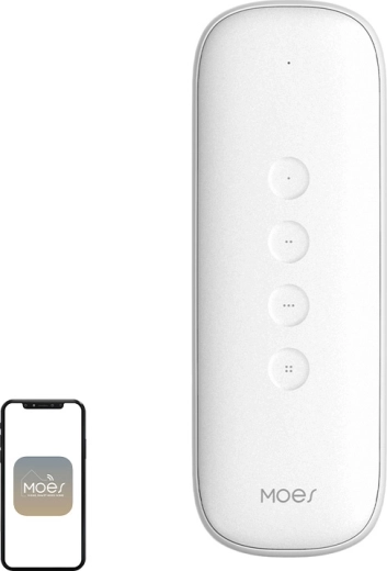 Interrupteur de scènes MOES ZigBee IP55 blanc - 1 pièce