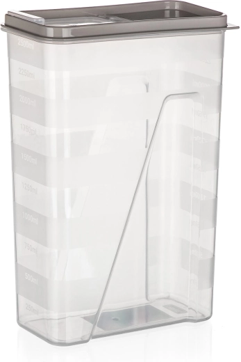 2.5 L Dry Food Canister with Flip-Top Lid, Latte