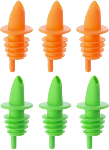 Lot de 6 becs verseurs souples pour bouteilles