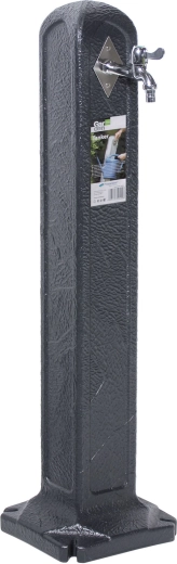 Garden water post anthracite 90 cm with lever tap