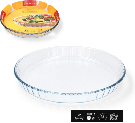 Moule à tarte en verre TERMISIL 28 cm