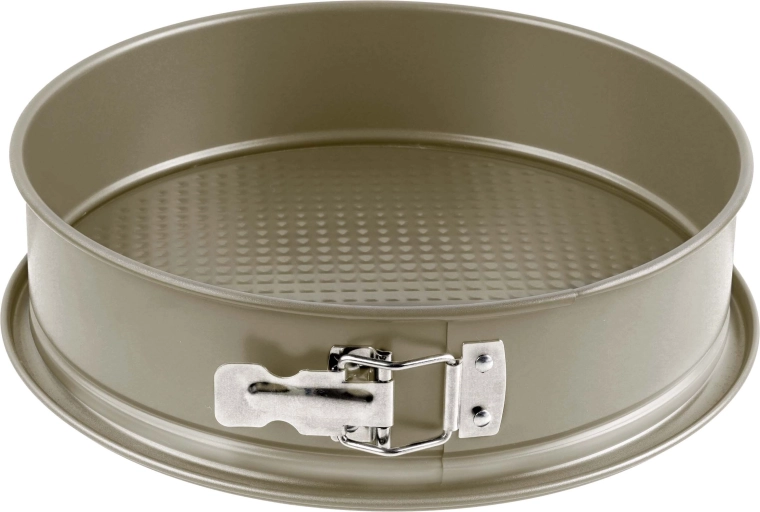 Kitchisimo 24 cm carbon steel cake pan, gold