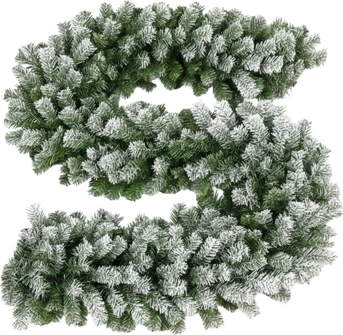 Besneeuwde kerstguirlande 270 cm RUHHY