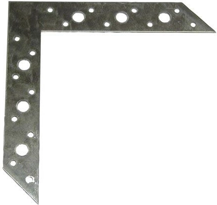 Équerre en acier 120 × 85 mm, épaisseur 2 mm
