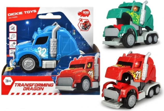 Transforming Dragon Tractor 12.5 cm, 3 types