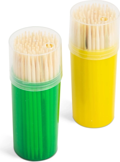 Bamboo Toothpicks with Holders