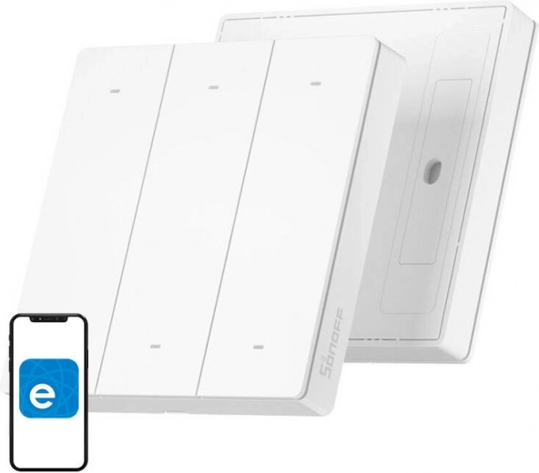 smart wall switch SONOFF R5 white with eWeLink Remote