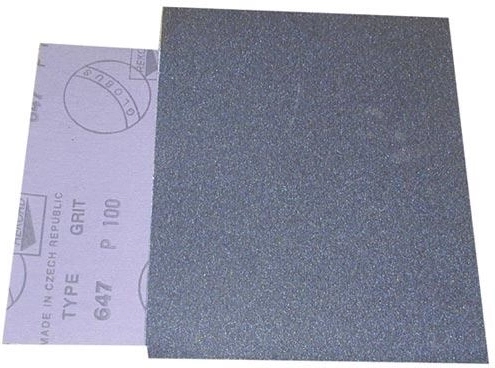 Toile abrasive pour métal et bois, grain 50, 230 × 280 mm