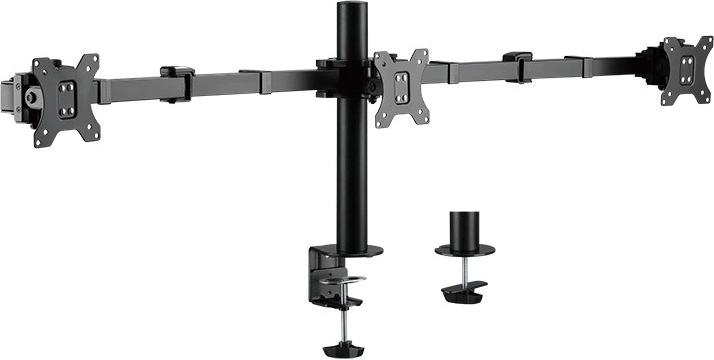 LogiLink bureausteun voor 3 monitoren van 17–27 inch