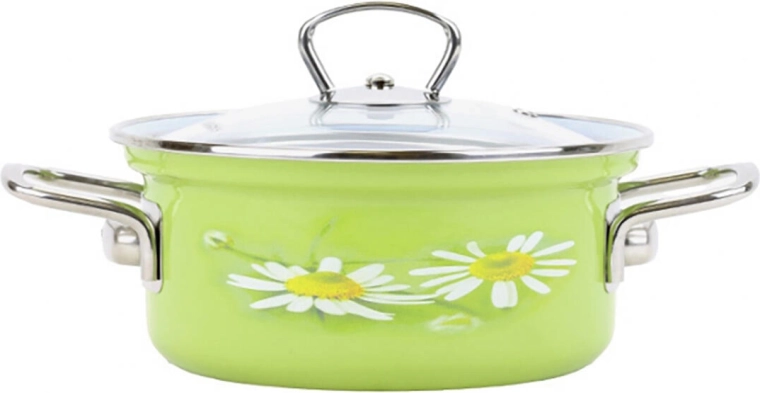 BELIS Daisy Casserole 16 cm with Glass Lid 1.4 l