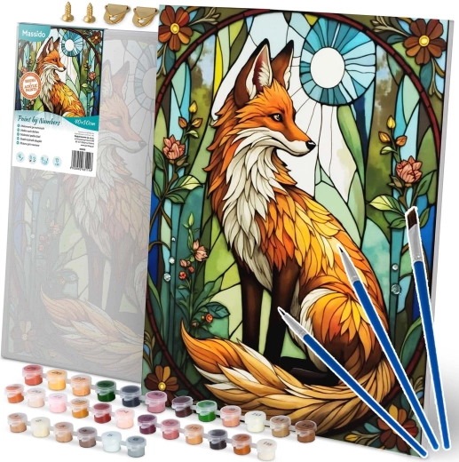 Paint by Numbers 40 × 50 cm – Fox MASSIDO